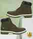 WOODLAND Outdoor Durable Comfortable Everyday High Ankle Boots For Men (Khaki , 8) - Image 2