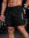THIRD QUADRANT Printed Men Dark Grey Running Shorts - Image 6