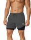 House Of Fitness Men Black Cycling Shorts - Image 8