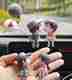 zontic Car Dashboard Cute Love Couple Love You too Balloon Car Interior Showpiece Desk Decorative Showpiece - 11 cm (Polyresin, Resin, Multicolor) - Image 7