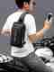 lifeindia Black Anti-Theft Water-Resistant Sling Bag - Image 2