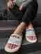 Vintex Men Slides White Size 6 - Image 2