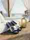 RED TAPE Men Slides (Navy, Grey , 7) - Image 7