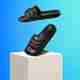 Hummel Men Brown Slides Size 8 - Image 2