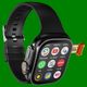 Hayyo Android Smart Watch - 5G SIM/LTE/Wi-Fi/Play Store Unlimited Apps/GPS/YouTube Smartwatch (Black Chrome Strap, Free Size) - Image 4