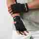 Leosportz Snooker Gloves for Pool Ball - 3 Finger Cue Gloves Nylon Table Billiard Gloves (Black) - Image 2