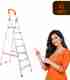 ProHome 7 Steps Ladder with Anti Slip Shoes Aluminium Ladder (With Platform) - Image 7
