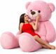 TWOLOVER Stuffed Teddy Bear 3ft Sky Blue - Image 4