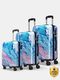 SAFARI Hue Plus 2 Luggage Set 8 Wheels Blue - Image 8