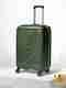 ALFA by VIP Medium Check-in Suitcase (66 cm) 8 Wheels - Excel Secure Hard Side Luggage | Trolley Bag With Flushed Combination Lock - Green - Image 2
