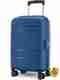 JACY LONDON Small Cabin Suitcase 8 Wheels Blue 55 cm - Image 7