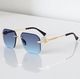 eyedens UV Protection Octagonal Sunglasses Brown - Image 3