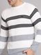 Libana Fashion Men Self Design High Neck Beige Sweater - Image 3