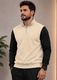 ROCKSTERFASHION Men Solid High Neck Black Sweater - Image 7