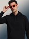 IMSA MODA Men Full Sleeve Solid Hooded Sweatshirt - Image 3