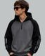QUTUN Men Full Sleeve Color Block Hooded Sweatshirt - Image 7