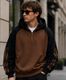 QUTUN Men Full Sleeve Color Block Hooded Sweatshirt - Image 8