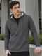 Men Full Sleeve Solid Hooded Sweatshirt - Image 8