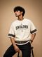 HZONIC Men Navy Blue, White T-Shirt - Image 8