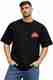 HOODLER Men Black Cotton Blend T-Shirt - Image 6
