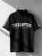 Jump Cuts Men Black Cotton Blend T-Shirt - Image 6
