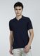 Snitch Men Solid Polo Neck Pure Cotton Green T-Shirt - Image 3