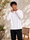 FRISKERS Men Solid Round Neck Cotton Blend Black T-Shirt - Image 4