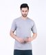 FAOES Men Self Design Round Neck Cotton Blend Grey T-Shirt - Image 8