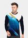 SK SKIT Men Printed Round Neck Polycotton Light Green T-Shirt - Image 5