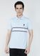 U.S. POLO ASSN. Men Blue Polo Neck T-Shirt - Image 8