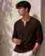 AUSK Men Purple Henley Neck T-Shirt - Image 6