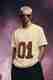 Men White V Neck Polyester T-Shirt - Image 5