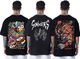 Leotude Men Printed Cotton Blend Multicolor T-Shirt - Image 8