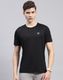 TheGovindCo Men Black Polycotton Polo Neck T-Shirt - Image 6