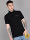United Colors of Benetton Men's Blue Polo Neck T-Shirt - Image 8