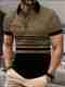 MACK JONNEY Men Grey Cotton Blend Polo Neck T-Shirt - Image 6