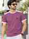 Sportiva Men Printed V Neck Polyester White T-Shirt - Image 2