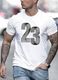 ABSTER Men Graphic Print, Typography Round Neck Pure Cotton Blue T-Shirt - Image 6