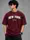 Vigilante Men Maroon Cotton T-Shirt - Image 7