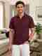JERKYN Men Black Cotton Blend Henley Neck T-Shirt - Image 2