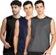 fabzy Men Striped V Neck Beige, Maroon T-Shirt - Image 8