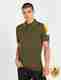 KILLER Men Black Colorblock Polo Neck T-Shirt - Image 7
