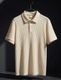 Try This Men White Cotton Blend Polo Neck T-Shirt - Image 7