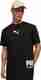 Men Black Cotton Blend Crew Neck T-Shirt - Image 7