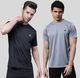 VeBNoR Pack of 2 Men Self Design Polo Neck Polyester Black, Grey T-Shirt - Image 4