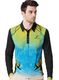 SP Styling Purple Polyester Polo Neck T-Shirt - Image 8