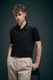 Amaran Men Black Cotton Polo Neck T-Shirt - Image 5