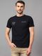 CANTABIL Men Blue Polycotton Polo Neck T-Shirt - Image 8