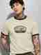 Men Black, Grey Colorblock Cotton T-Shirt - Image 6