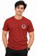DLooK Designer Men Printed Polo Neck Polycotton Black T-Shirt - Image 3